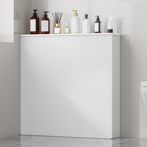 Cache-radiateur imperméable blanc pour salle de bain - Solution gain de place anti-humidité - 2