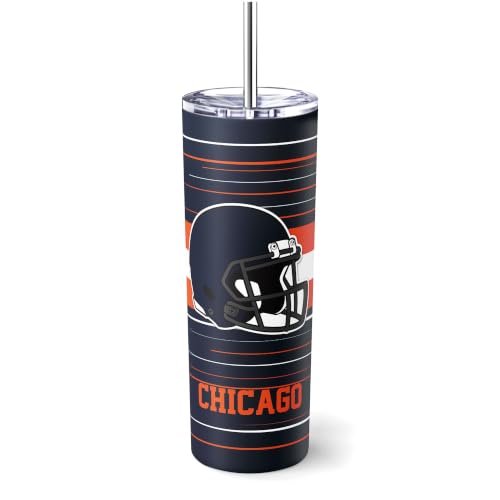 Image of Chicago Tumbler 20oz Travel Mug Custom Name and Number Gifts