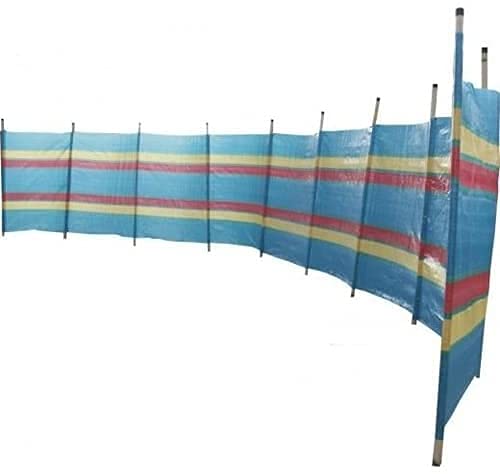 Abaseen Windbreaker, Colourful Wind Breaker for Camping, Caravan, Festival and Beach, Extra Tall Windbreaker