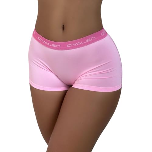 Kit 10 Calcinha Boxer Feminina Dvalen Modas Calcinha Shortinho Cueca Feminina (BR, Alfa, GG, Regular