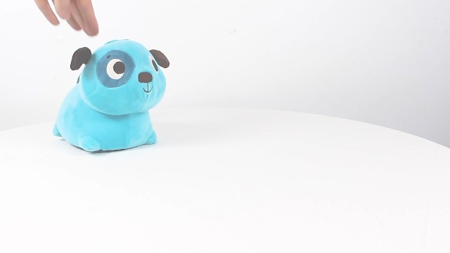 B. Toys U2013 Soothing Plush Dog U2013 Glowing Tummy With Lights