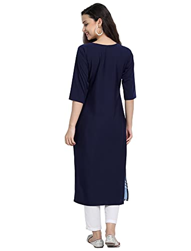 Image of Women's Crepe Regular Kurta