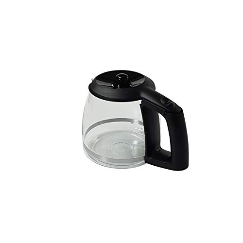 Ersatzkanne Glaskanne schwarz TKA6A für Bosch Kaffeemaschine TKA6A043 / TKA6A643