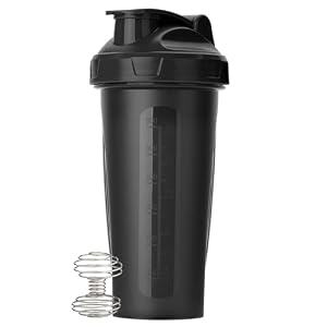 Mr. Pen- Shaker Bottles for Protein Mixes, 28 oz, Leak Proof | Shaker Cups with Stainless Steel Wire Whisk Ball for Protein Shakes and Pre Workout