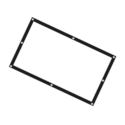 Pantalla de proyector portátil 84 pulgadas 16:9 tela de poliéster plegable ligera