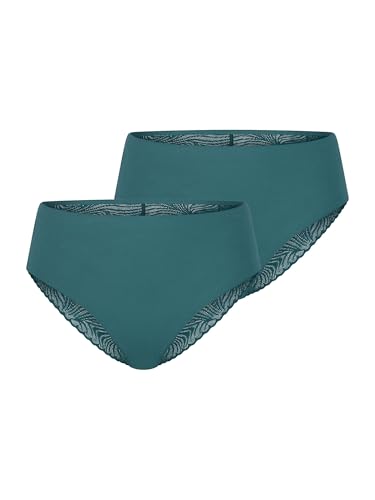 Slip invisible en dentelle Schiesser culotte douce stretch pour femme lot de 2