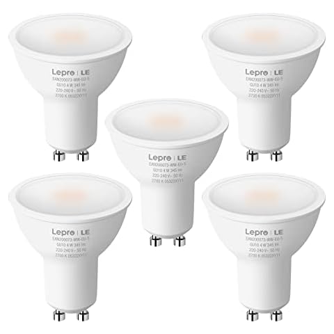 Lepro GU10 LED Bulbs Warm White Pack of 5 Cover