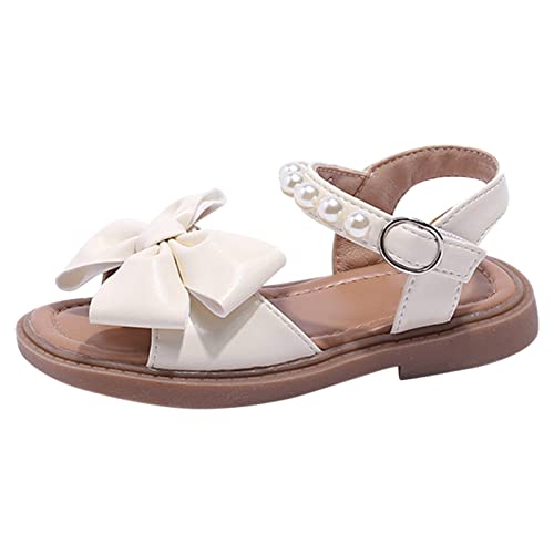 Generic Girls' Sandals Summer Children's Soft Sole Shoes Fashion Girls' Bow Princess Shoes Baby Beach Shoes Shoes for Baby Girls