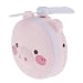 Produktbild Shiwaki USB Handventilator LED Kosmetikspiegel tragbar, Ventilator klein USB Mini Fan Handfan für Reisen, Outdoor - Rosa 1