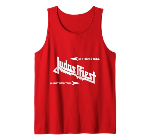 Image of Judas Priest – British Steel Red Tank Top