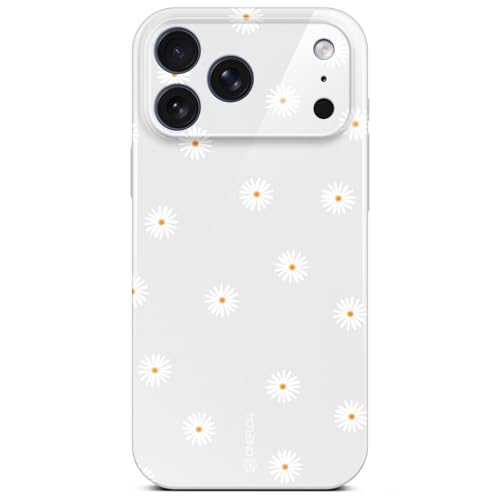 Coque iPhone 17 Pro motif marguerites pour un style floral élégant au quotidien