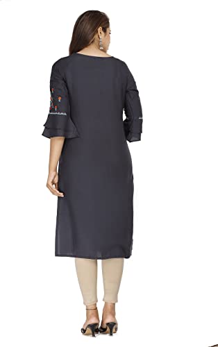 Image of Chahit Women's Rayon Straight Kurta