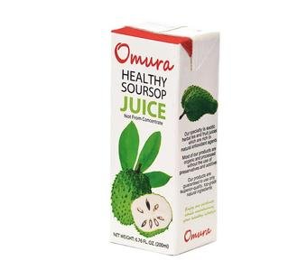 Amazon Com Omura Soursop Guanabana Graviola Guyabano Juice Beverages 6 76 Oz Pack Of 12 Grocery Gourmet Food