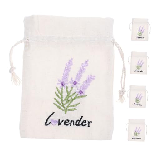 Bolsas de Lienzo con Cordón Lavanda 5 Unidades miniatura 1