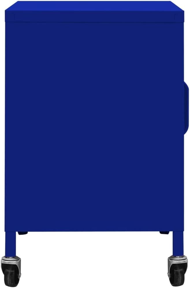 Storage Cabinet Navy Blue 23.6"x13.8"x22" Steel,Office Cabinet, Storage Locker, Cabinet Storage for Organized and Stylish Home Storage