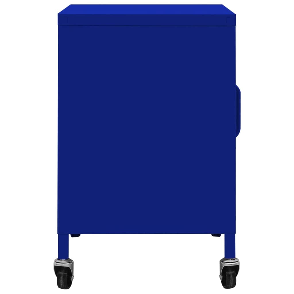 vidaXL Armoire de Rangement Bleu Marine 60x35x56 cm Acier