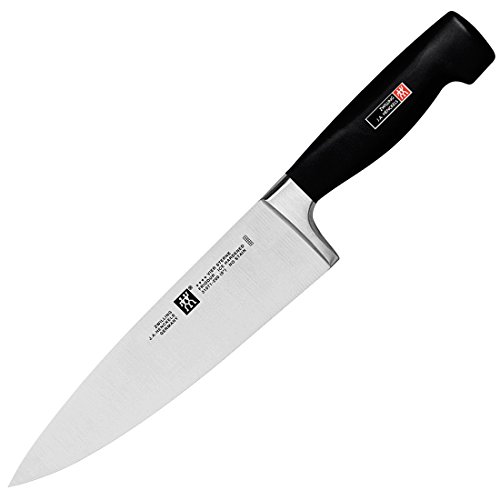 Image of ZWILLING Four Star 8-inch Razor-Sharp German Chef's Knife, Made in Company-Owned German Factory with Special Formula Steel perfected for almost 300 Years, Dishwasher Safe