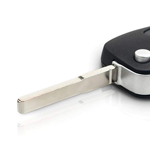 Chave Canivete Ford Focus New Fiesta Ka Fusion 3 Botões com Emblema e Lamina