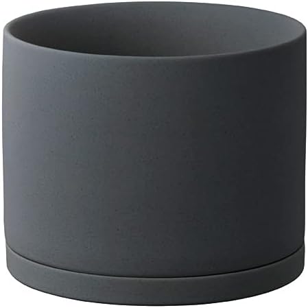 KINTO 29216 Plant Pot 191, Dark Gray, 5.3 inches (135 mm)