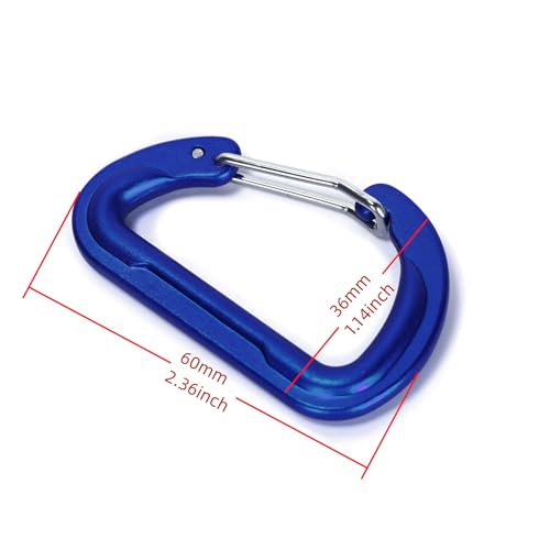 Ruimou 2 peças de tiras de amarração de laço macio azul com 2 peças de gancho de pressão, para reboq