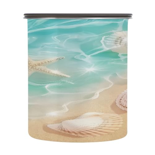 Bote de Café ATTX Acero Inoxidable 900ml con Tapa Hermética