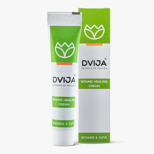 Dvija Ayurvedic Wound Healing Cream | Quick Haemostasis | Effecti...