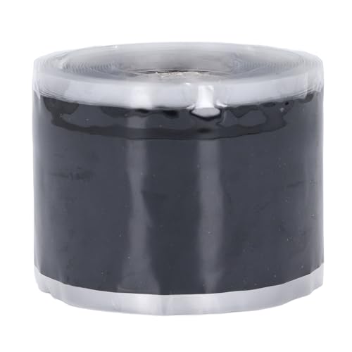 Dpofirs Cinta de Reparación de Goma de Silicona, Cinta Duradera para Sellado de Fugas de Manguera de Agua para Reparaciones de Emergencia en el Jardín del Hogar, 5m de Largo y 50mm de Ancho (BLACK)