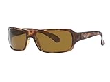 Ray-Ban Men's RB4075 Rectangular Sunglasses, Havana/CRYstal Brown, 61 mm