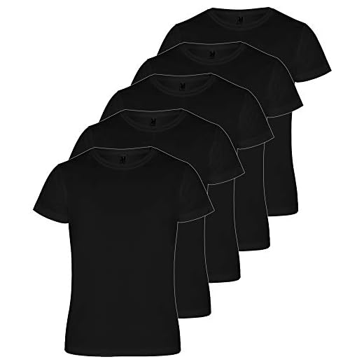 Roly Camiseta Camimera (Pack 5) Deporte Camiseta Técnica para Fitness o Running Transpirable