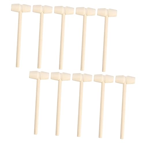 ibasenice 20 Unidades Martelo Para Crianças Brinquedo Educativo Martelo Malho Martelo Madeira Lagost
