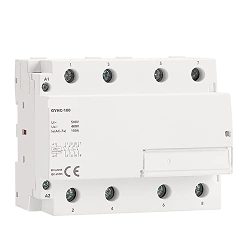 Contacteur domestique automatique 100A 4P commutateur silencieux rail Din 230V AC