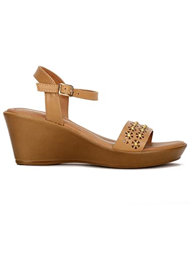 Bata Womens Laser Stud Sandal Heels, (6618181) - Image 2