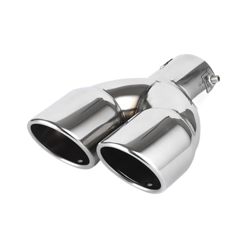 Wijhjet Universal Doppel-Auspuffrohr Endstück 1.5-2.25 Zoll
