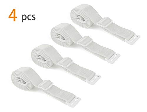 Image of uxcell 2 Pair 10 /12 /15 /18 /20mm Width Stretchable Shoulder Bra Straps Adjustable Elastic Straps for Women