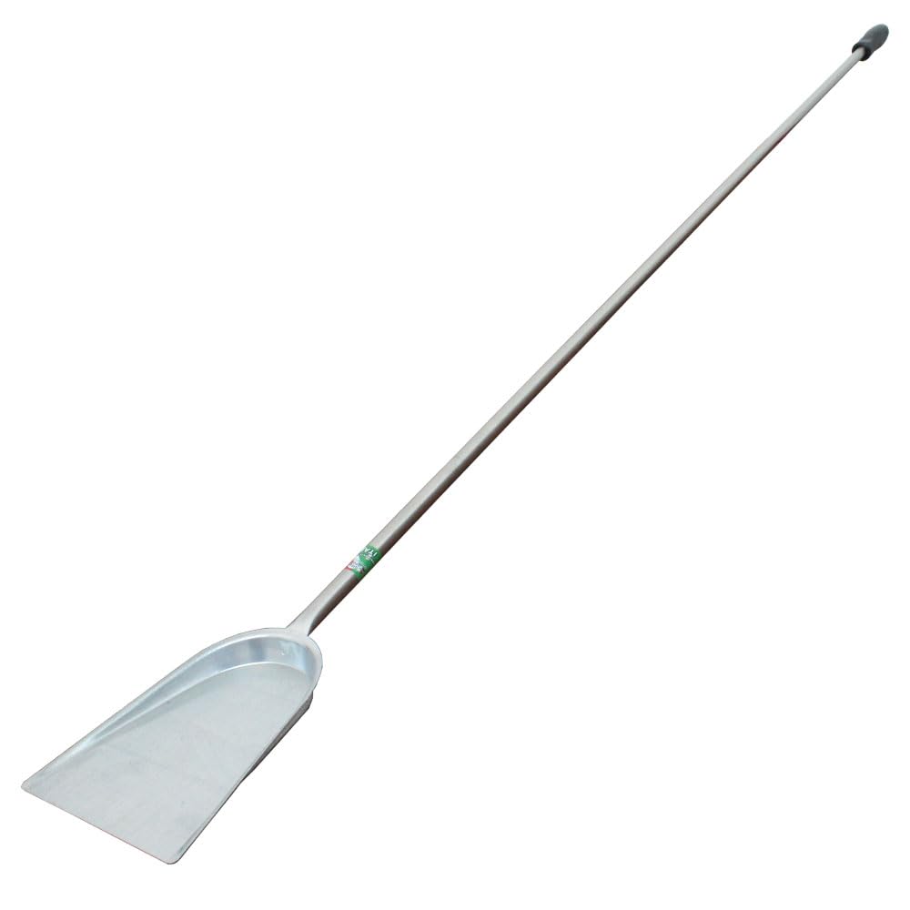 Giemme Set Professionale da 5 Pale per Pizza in Alluminio e Acciaio, Pala Forata in Alluminio 33x33 cm, Manico 150 cm, Per Forni profondi 120/130 cm (Lunghezza manico 150 cm)