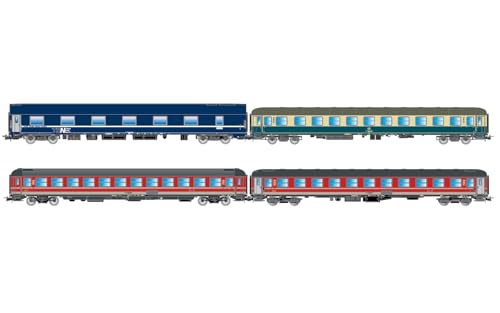 Rivarossi HR4374 coffret de 4 voitures Italien-Holland-Express NS DB FS HO
