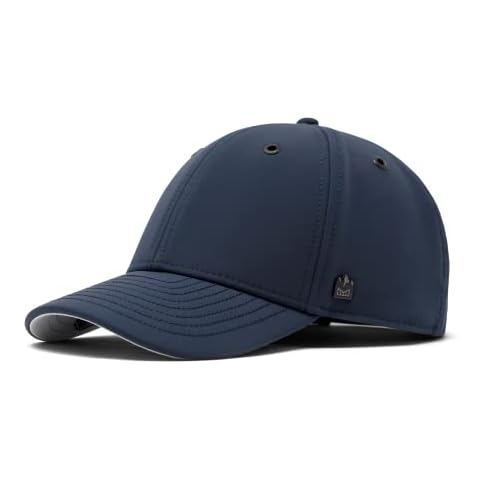 melin A-Game Infinite Thermal, Navy, Men's Performance Snapback Hat for Cold Weather, Water-Resistant Fitted Baseball Caps for Men & Women, Golf, Running, or Workout Hat, Medium-Large Cover
