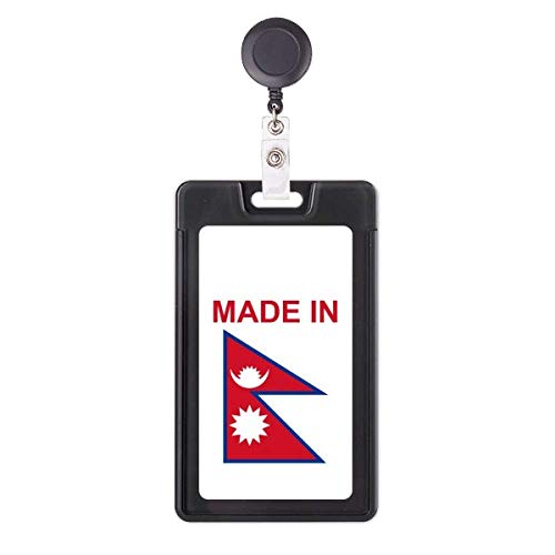 L'artisanat du Népal avec cet étui rétractable pour badge Country Love