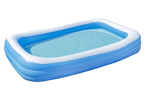 Baroni Home Piscina Gonfiabile Fuori Terra da Giardino, Piscina da Adulti e Bambini, Piscina per Terrazzo, Rettangolare 305x180x60 cm