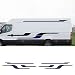 OceanAutos per IVECO Daily, 6PCS Adesivi Laterali per portiera dell'auto Camper Van Camper Caravan Grafica Decalcomanie per pellicole in Vinile
