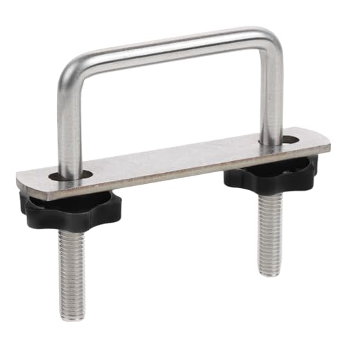 COOLHIYA Car Roof Bar Clip Universal Luggage Rack Clip Black Roof Rack Bolt Down for Cargo Carrier