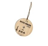 Bola de Navidad madera cámara vigilancia | Bola Madera cámara espía Reyes Magos | Decoración árbol de Navidad regalo | Lulamuk