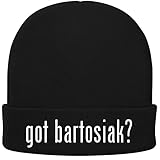 got bartosiak? - Soft Adult Beanie Cap, Black, One Size