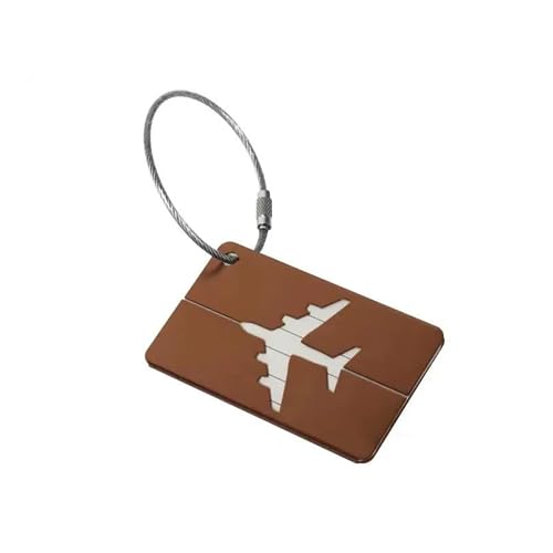 Tag De Mala De Aluminio Com Alça De Aço, Etiqueta Para Identificação De Bagagem, Identificador de Ba