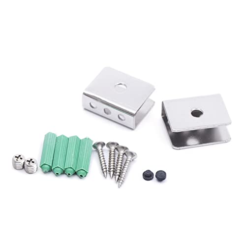 Doucheplank, glas, hoekplank, glasplank, hardglas, glazen plank voor badkamer, rek, wandrek, douche met plankdrager, hoek, badkamerrek, wandmontage, geborsteld 1 stuk - Image 6