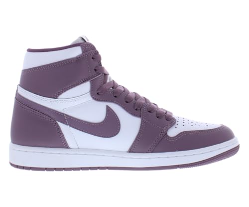 Nike Nike Air Jordan 1 Retro High OG Mens Shoes Size 12, Color: White/Sky J Mauve/Clean White/Pretty Purple