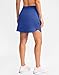 G Gradual High Waisted Golf Skirts for Women Tennis Skirt Zipper Pockets Skorts for Woman Athletic Workout Casual (Blue. S)