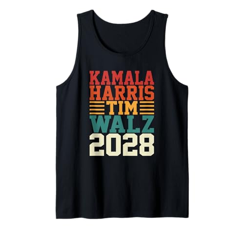 Harris Walz 2028 Kamala Harris 2028 Tim Walz For President Camiseta sin Mangas
