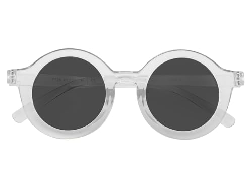 Yogo Vision Polarized Round Sunglasses for Kids Cute Children's Shades Girl Boy Classic Sun glasses