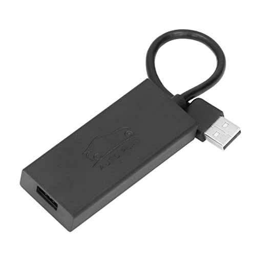Aramox Adaptador de carplay sem fio, adaptador sem fio USB Carplay Dongle ABS preto universal para I